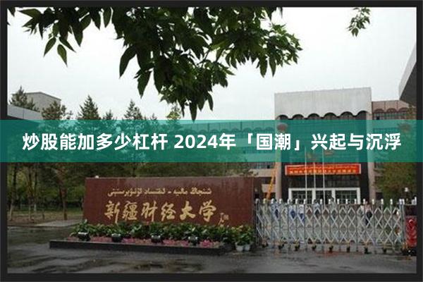 炒股能加多少杠杆 2024年「国潮」兴起与沉浮